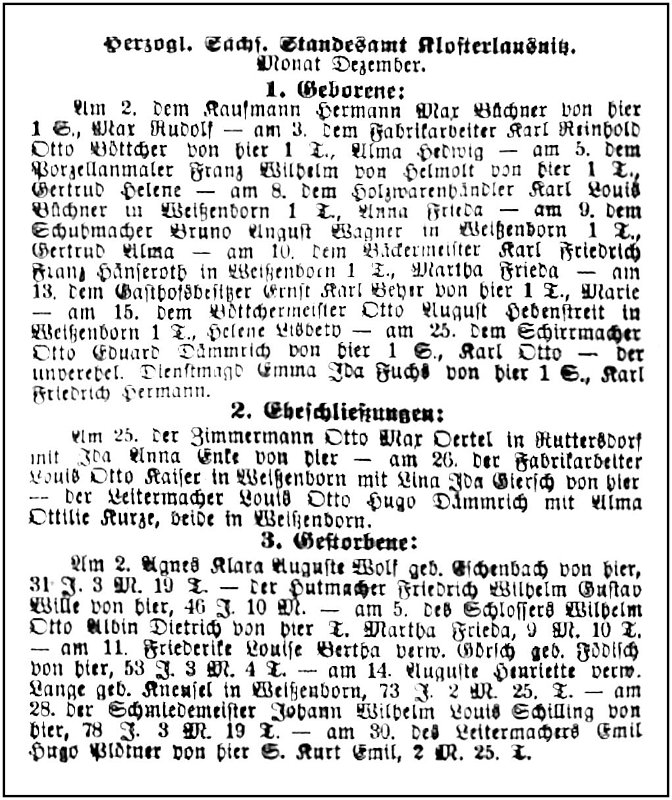 1904-01-12 Kl Standesamtsregister